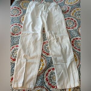 Hatband Beyond Light weight linen blend pants w drawstring size medium/Large
